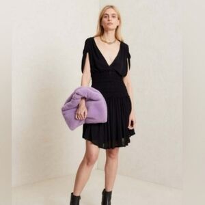 ALC PALOMA FAUX FUR BAG IN DEEP LILAC NWT MSRP $295